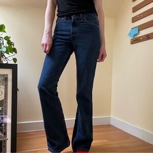 Levi's Vintage 517s, Sz 1 Dark Blue Bootcut Jeans